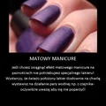 Matowy manicure! TRIK!