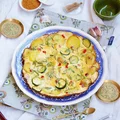 Omlet z ziemniakami i cukinią