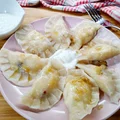 Pierogi ruskie z wędzonym boczkiem