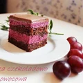 Kostka czekoladowo - owocowa