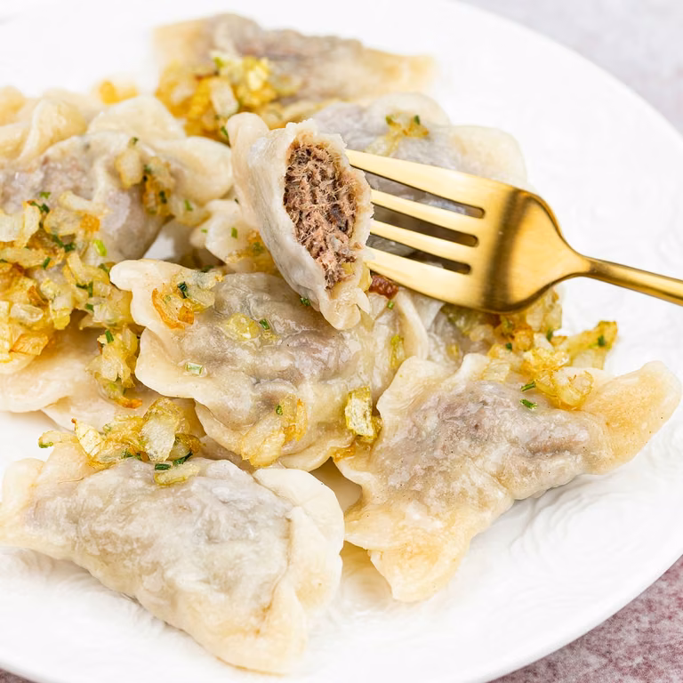 Pierogi z mięsem