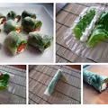 Spring rolls z łososiem
