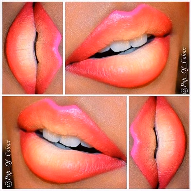 Usta ombre