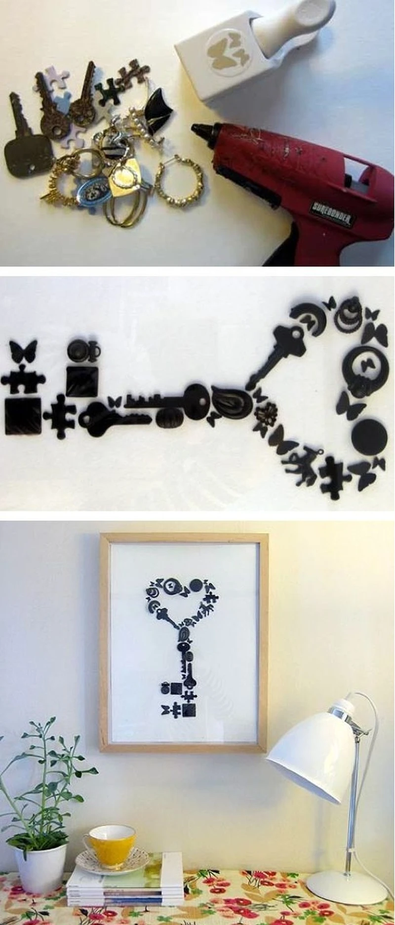 DIY- ozdoby ze starych kluczy
