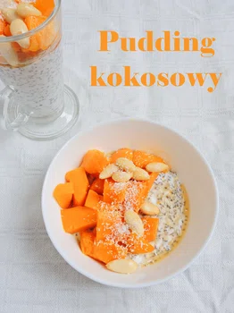 Pudding kokosowy z mango