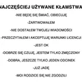 Najczęściej używane kłamstwa