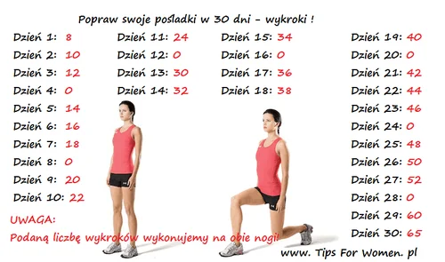 Sportowe miesięczne wyzwania – dodatkowe