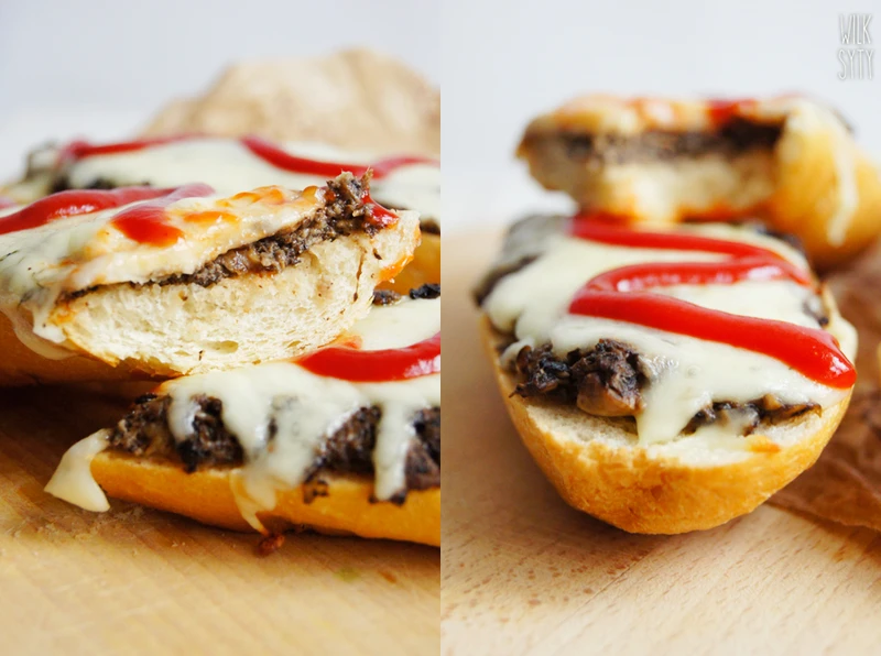 Klasyczne zapiekanki z pieczarkami (5 składników)