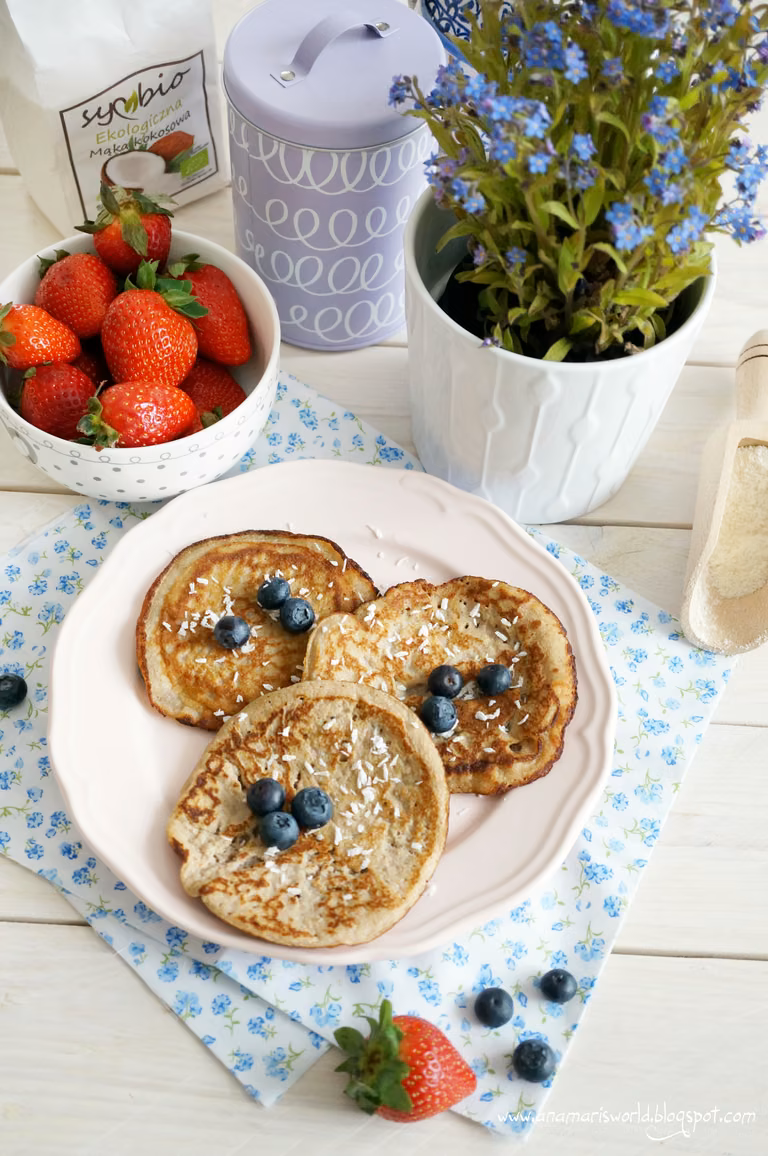 FIT pancakes z mąki kokosowej