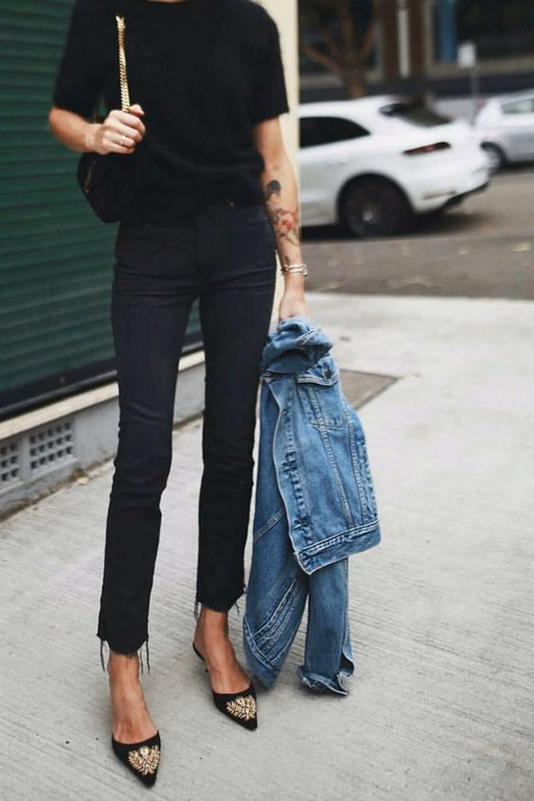 Czarny outfit