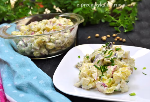 SZYBKA SAŁATKA Z ZIEMNIAKÓW I RZODKIEWKI (136 KCAL)