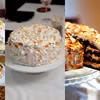 Opalony tort kawowy
