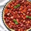 Tarta z kremem waniliowym i truskawkami