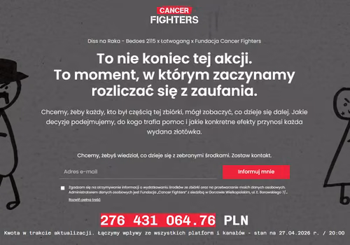 Co dalej z milionami ze zbiórki Łatwoganga? Fundacja ujawnia plan działania