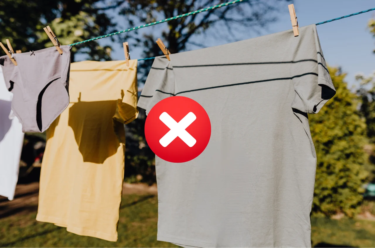 Nie susz prania na słońcu! Ten błąd niszczy kolor i włókna
