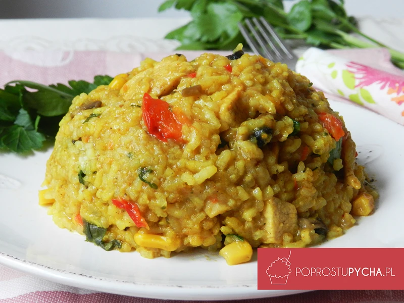Fit risotto z kurczakiem!