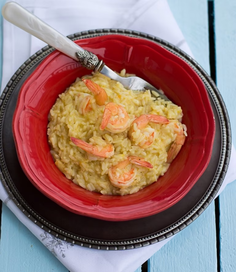 Risotto z krewetkami