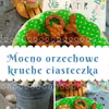 Mocno orzechowe kruche ciasteczka