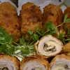 Roladki z pieczarkami i mozzarellą