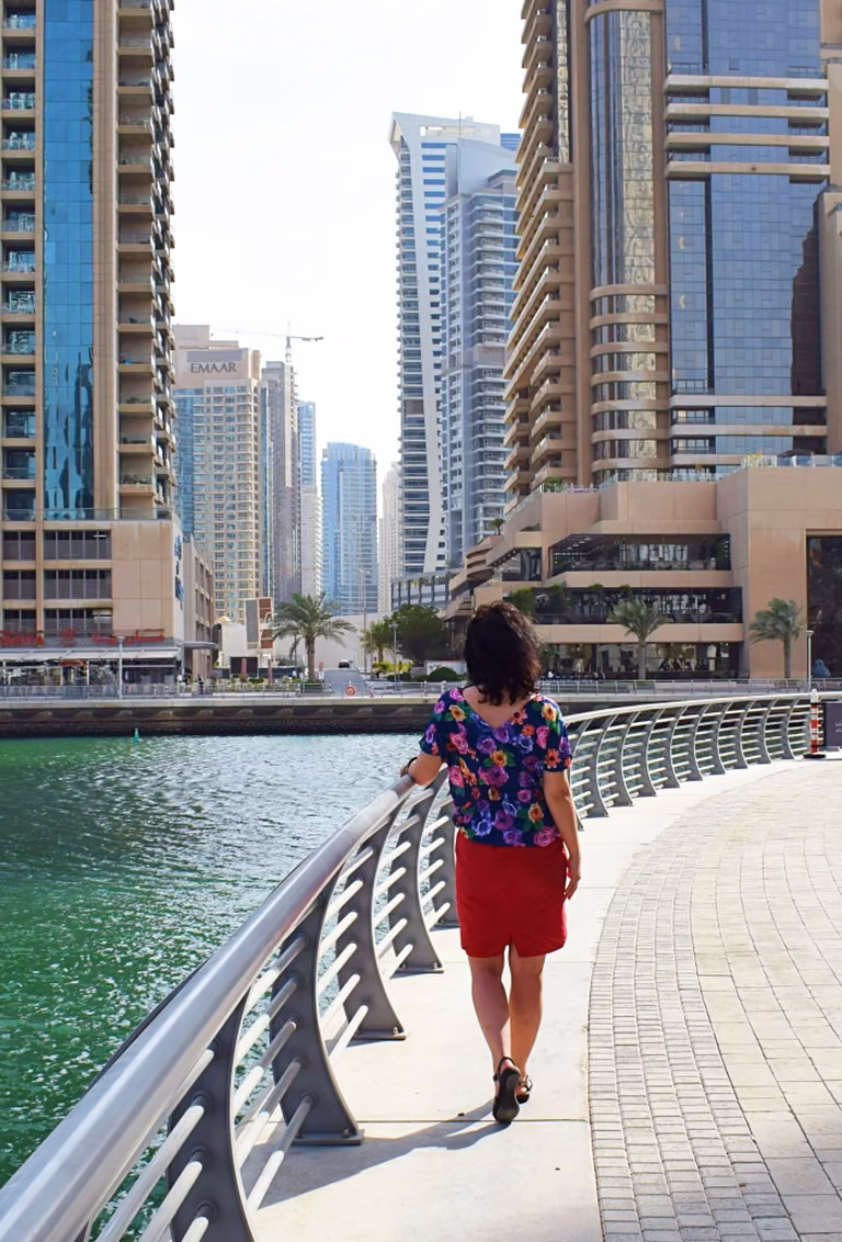 Bluzka i Dubaj Marina