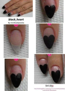 Paznokcie - serduszka