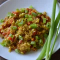 Kurczak w curry z kaszą jaglaną