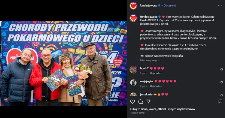 Zdjęcie Jurek Owsiak ogłosił cel 34. Finału WOŚP. Miliony dzieci czekają na pomoc! #1