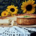 Sernik bananowy na spodzie z biszkoptów