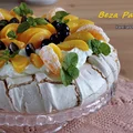 Beza Pavlova z limonkowym kremem