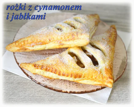 Rożki francuskie z jabłkami