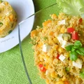 Sałątka z kuskusu z serem feta