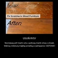 Usuń rysy na drewnianych meblach!