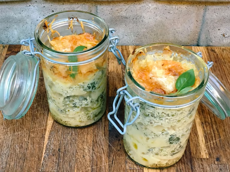 WTOREK: WEGETARIAŃSKA LASAGNA W SŁOIKU
