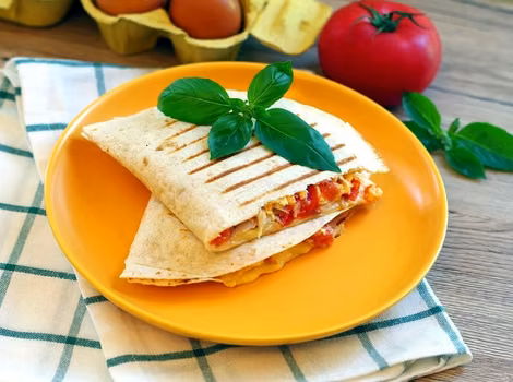 Quesadilla z jajecznicą