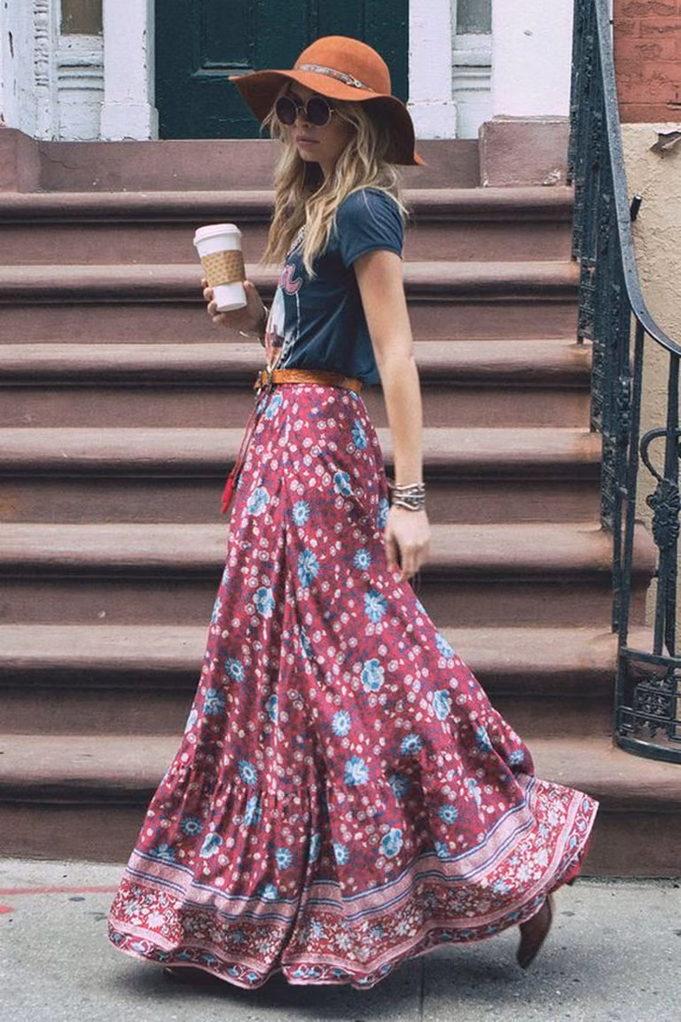 Spódnica hippie