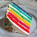 Tęczowy tort (rainbow cake)