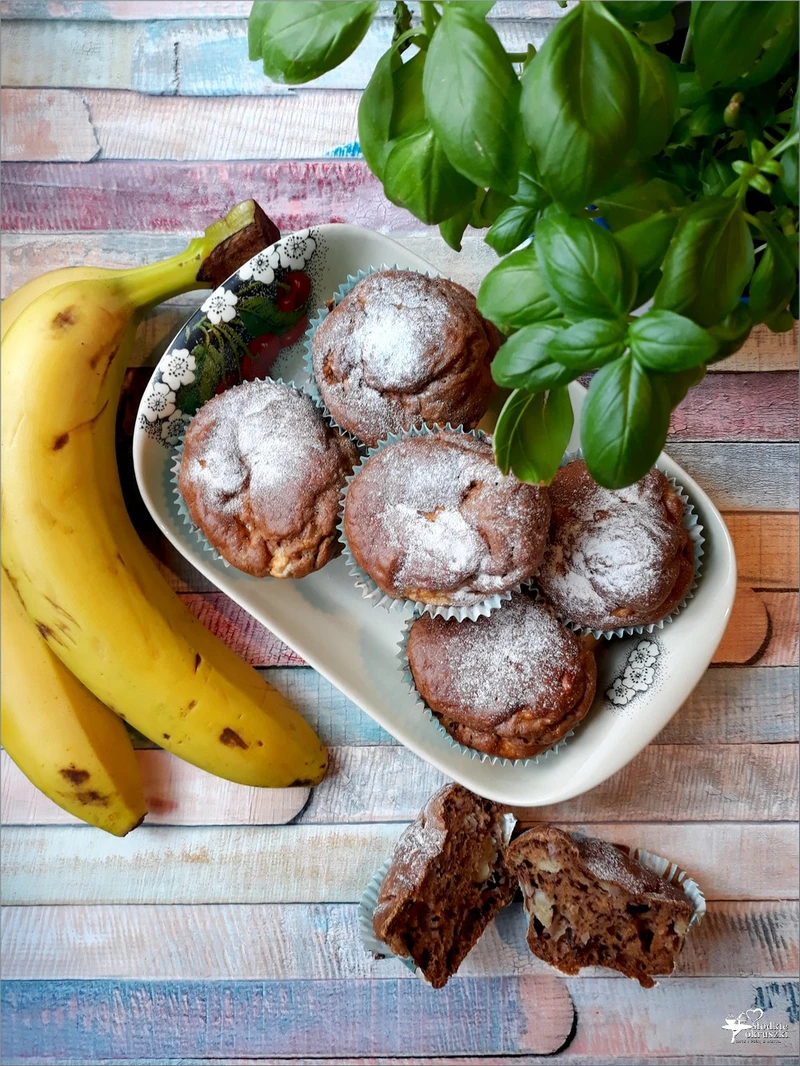 Bananowe babeczki z cynamonem – babeczki dla dzieci