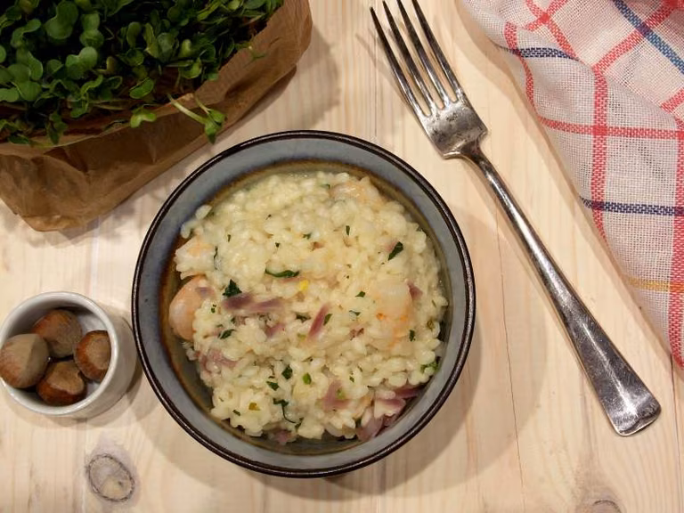 RISOTTO Z KREWETKAMI