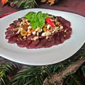 Carpaccio z pieczonych buraków