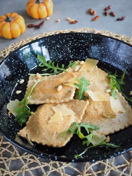 Keto ravioli z dynią (Paleo, LowCarb)
