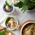 risotto z grzybami i cydrem jabłkowym