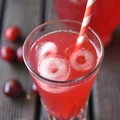 Kompot z czereśni i rabarbaru