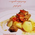 Gulasz z szynki wieprzowej z papryką