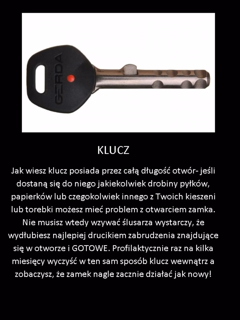 Pamiętaj o tym jeśli masz taki klucz do drzwi