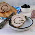 Schab pieczony z pastą z oliwek