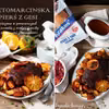 Świętomarcińska pierś z gęsi pieczona w pomarańczach