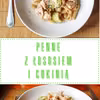 Penne z łososiem i cukinią