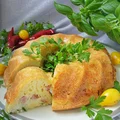 Babka serowa z kiełbasą
