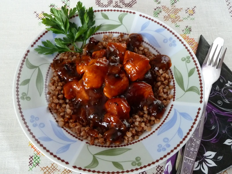 Kurczak w słodko-kwaśno-ostrym sosie