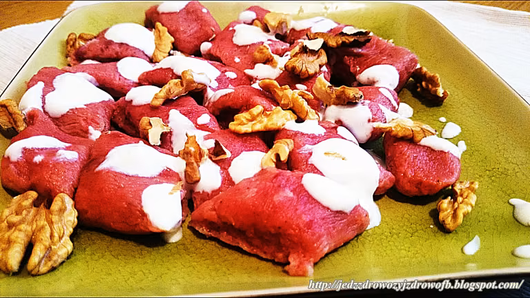 Gnocchi na bazie pieczonego buraka
